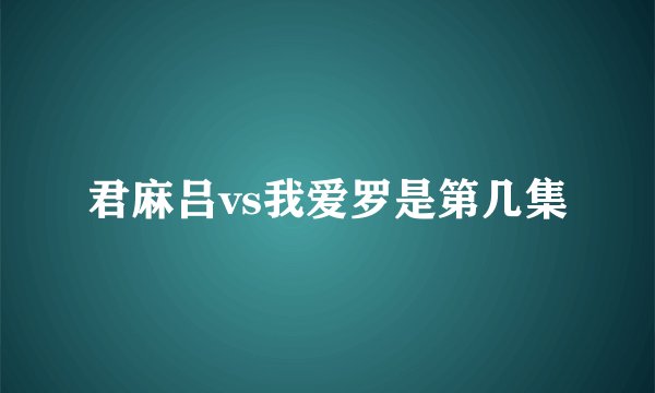 君麻吕vs我爱罗是第几集