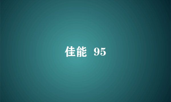 佳能  95