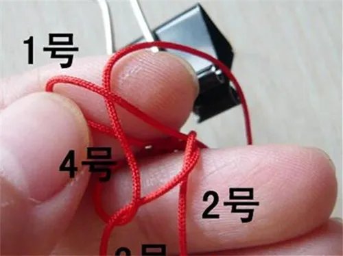 红绳项链编法图解 戴红绳寓意什么