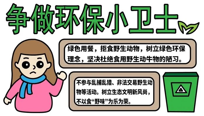 三年级环保手抄报