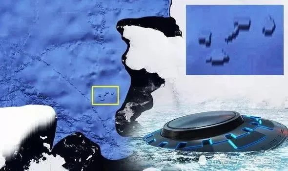 谷歌地图上隐藏在海底外星基地曝光,北极外星人基地是真的吗?