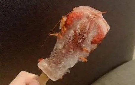 小龙虾棒冰在网络上走红,你认为味道会如何?
