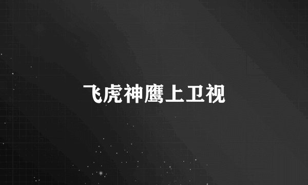 飞虎神鹰上卫视