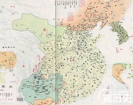 宋朝地图——中国古代两宋时期地图